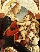 Sandro Botticelli Madonna and Child with an Angel France oil painting reproduction